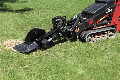 mini skid steer stump grinder attachment|quick attach stump grinder teeth.